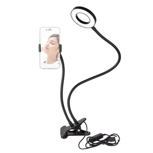 BowLift | 2 In 1 live streaming Phone Holder With LED Selfie Ring Light