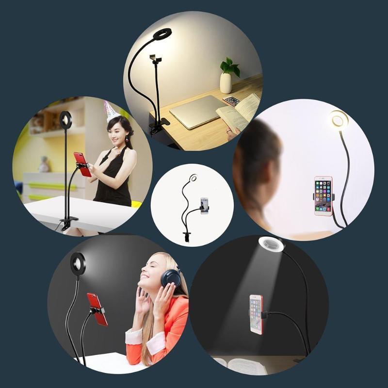 BowLift | 2 In 1 live streaming Phone Holder With LED Selfie Ring Light