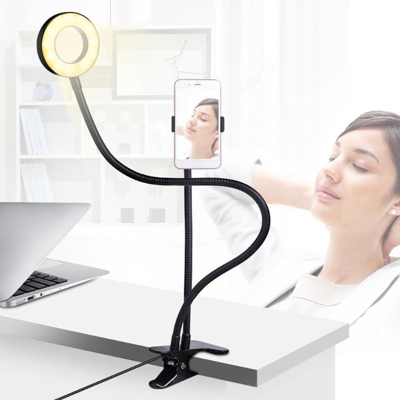 BowLift | 2 In 1 live streaming Phone Holder With LED Selfie Ring Light