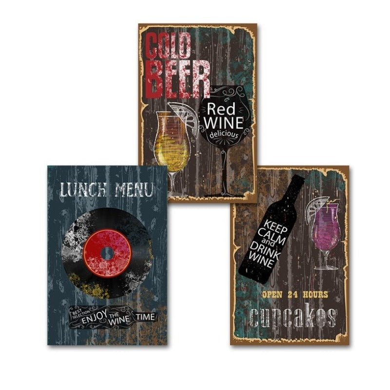 Wine Posters - Canvas Wall Art Painting | Bowlift