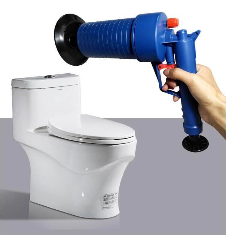 BowLift | High Pressure Air Drain Clog Remover Pump Plunger Kit