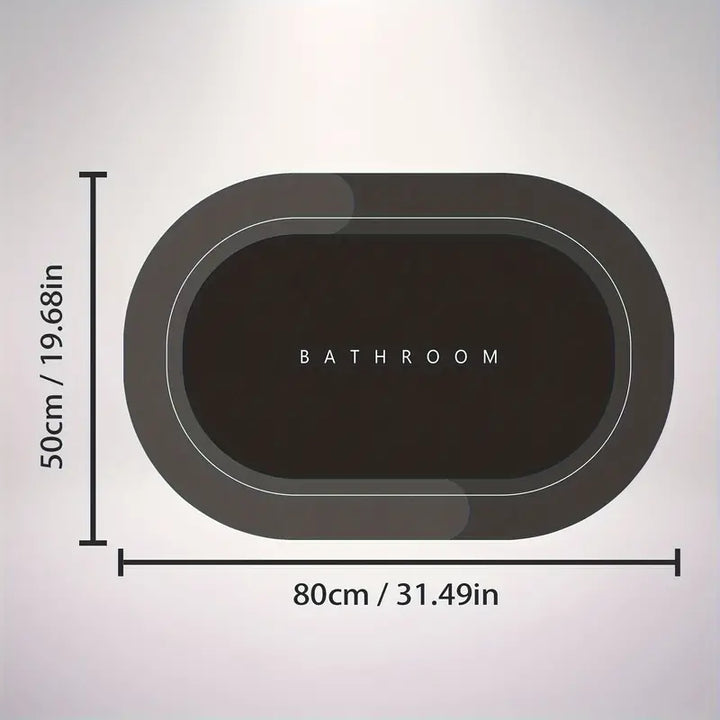 BowLift | Bath Mat Quick Dry Non Slip Bathroom Rug