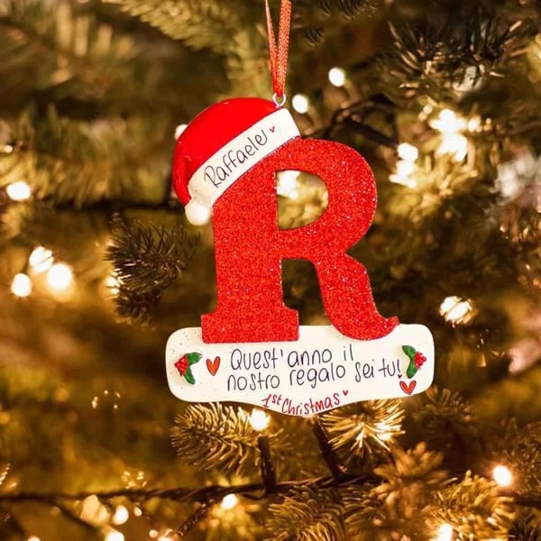 BowLift | Personalized Christmas 24 Letters Ornaments