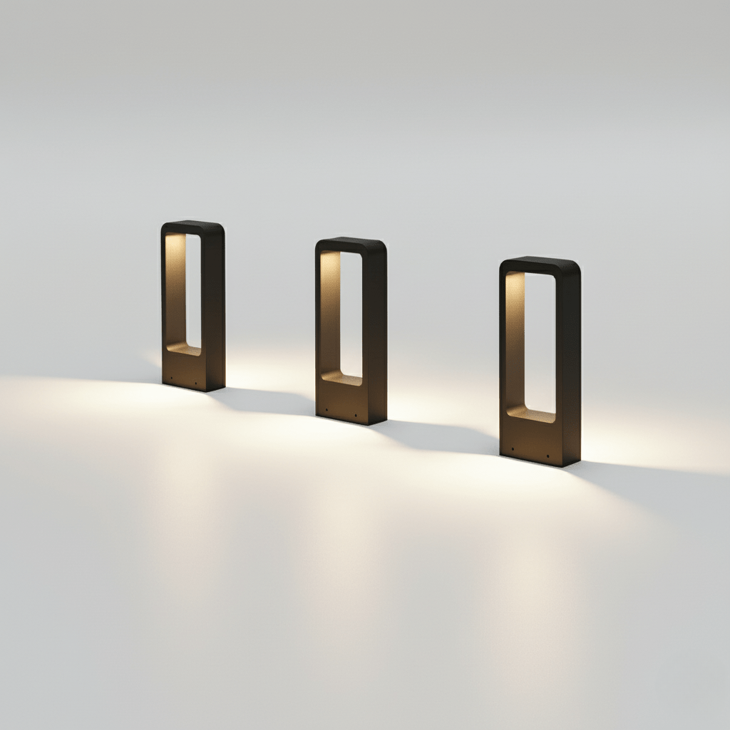 BowLift | RadiantWay – Elegant Floor Light for Pathways & Gardens