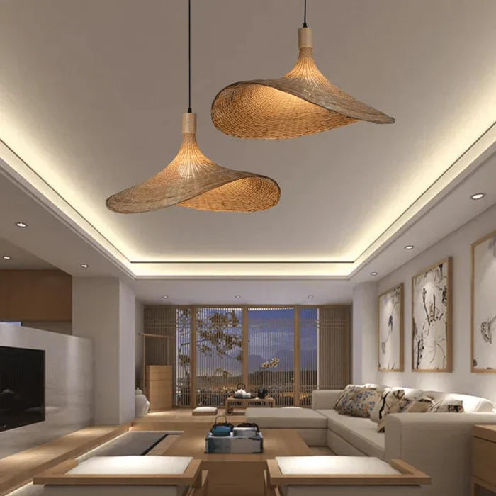 BowLift | Rattan Pendant Lamp - RusticWeave