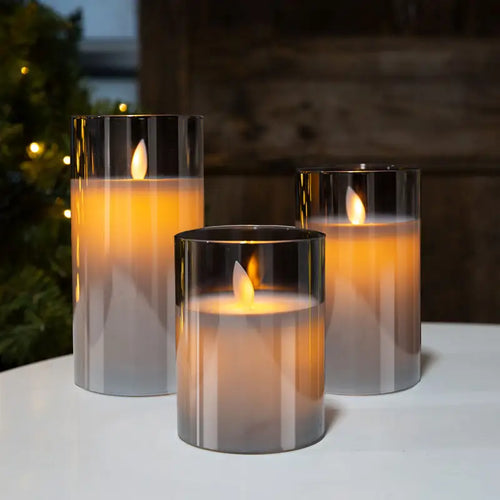BowLift | Candle Light Glass Table Lamp Set