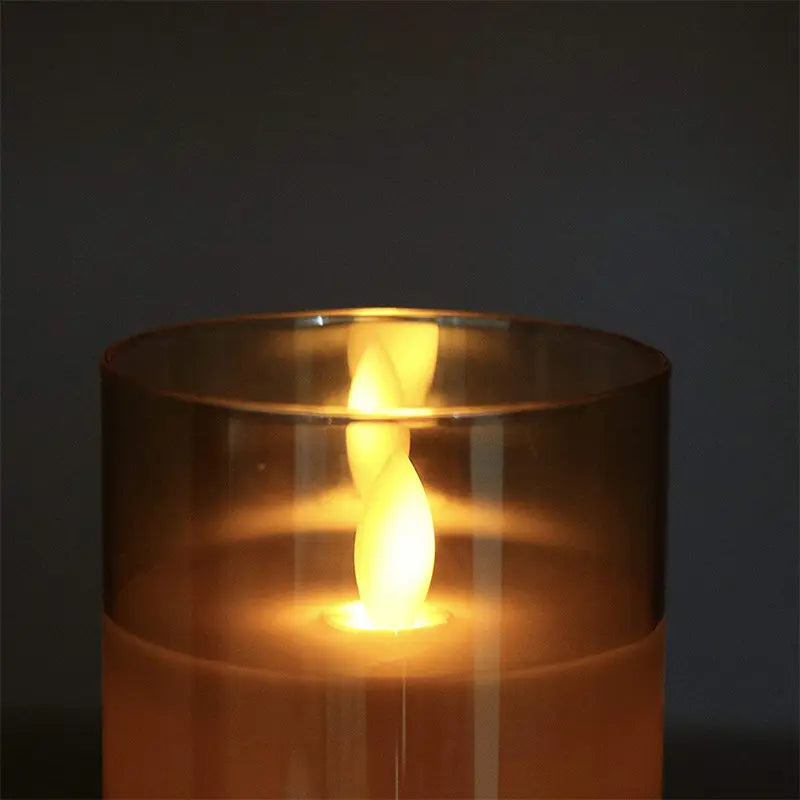 BowLift | Candle Light Glass Table Lamp Set
