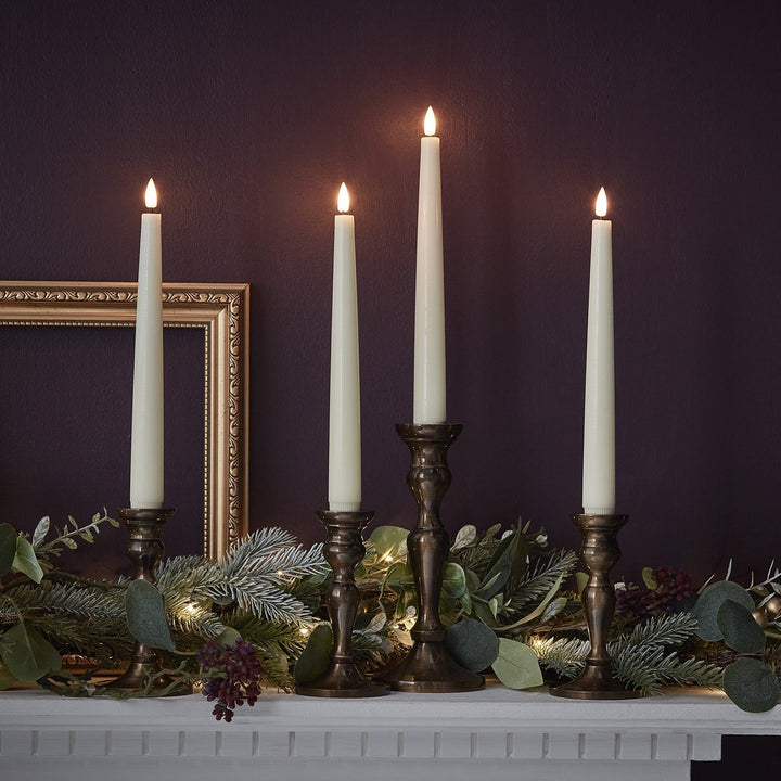 BowLift | LED Wax Flickering Taper Candle Set