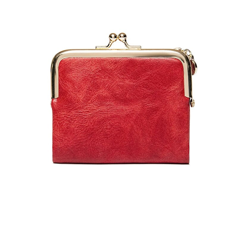 BowLift | Wallet Purse | Vintage Kiss Lock Small PU Leather