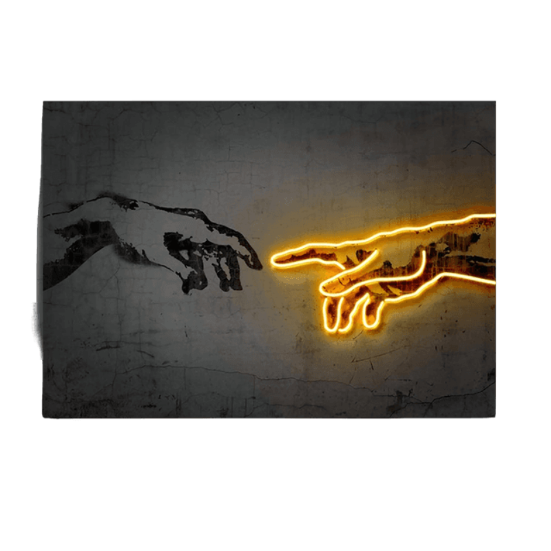 The Lighter Touch - Canvas Wall Art Painting | Bowlift
