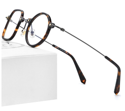 BowLift | Irregular Shape Geeky Titanium Eyeglasses