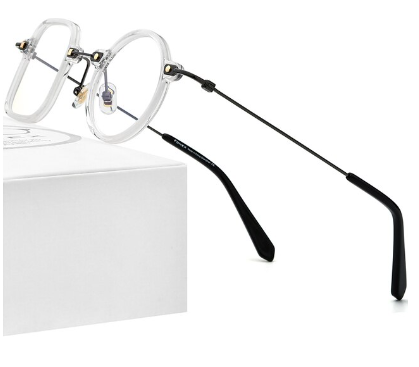 BowLift | Irregular Shape Geeky Titanium Eyeglasses