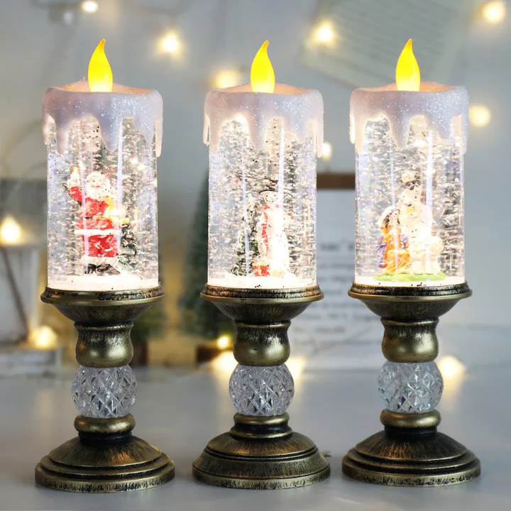 BowLift | Crystal Echo Christmas Water Candle