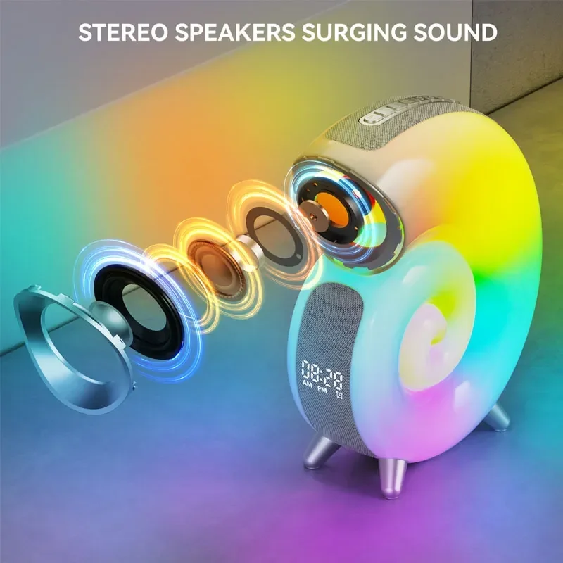 BowLift | Colorful Sea Shell LED Bluetooth Smart Speaker