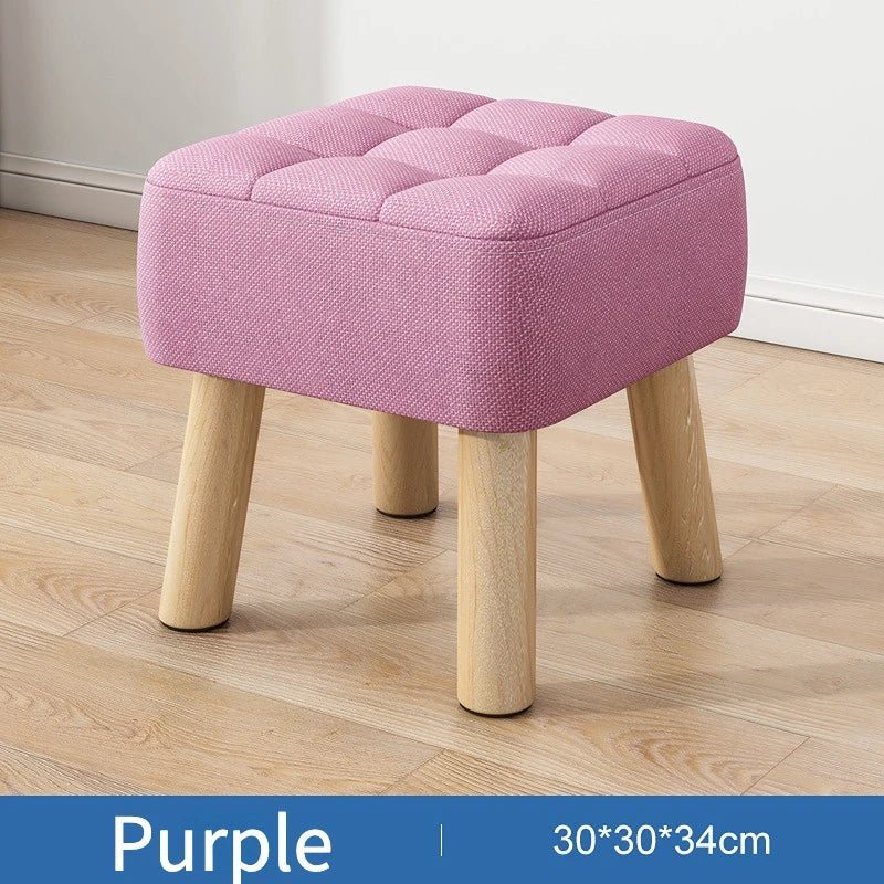 BowLift | Padded ottoman stool in retro style in pastel colors