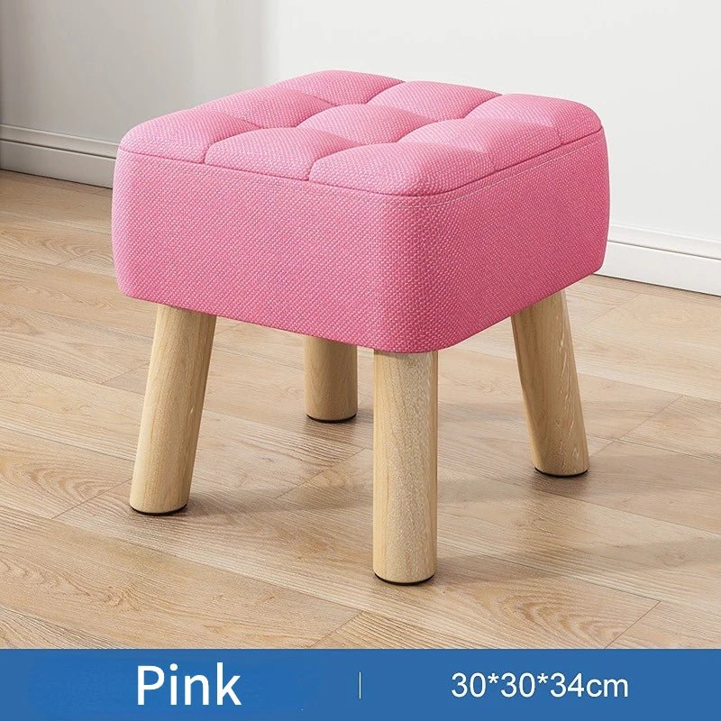 BowLift | Padded ottoman stool in retro style in pastel colors
