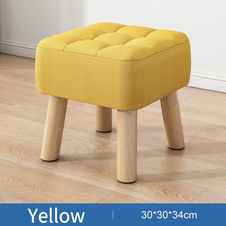 BowLift | Padded ottoman stool in retro style in pastel colors