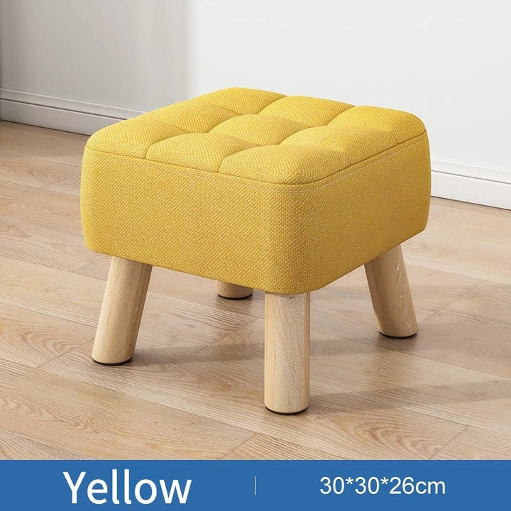 BowLift | Padded ottoman stool in retro style in pastel colors