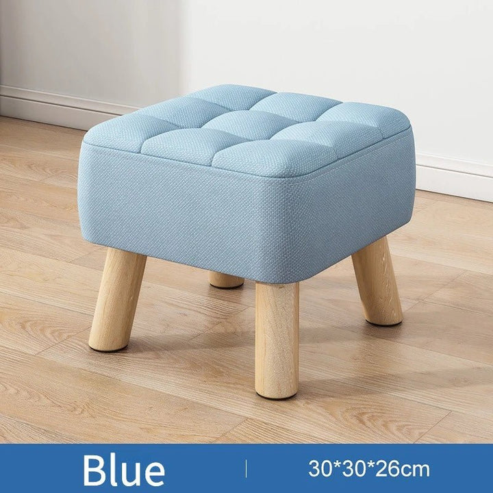 BowLift | Padded ottoman stool in retro style in pastel colors