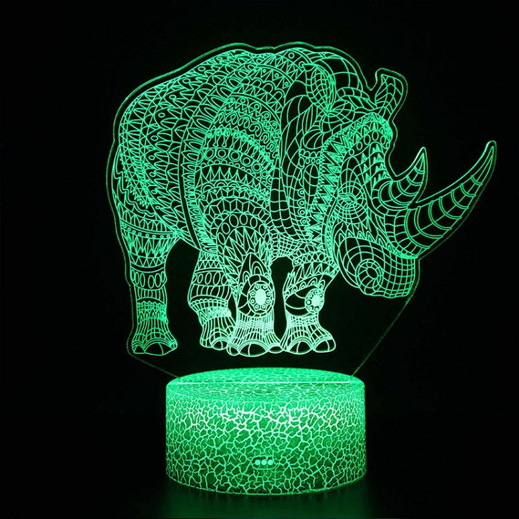 BowLift | 3D Lamp Rhinoceros Majestic