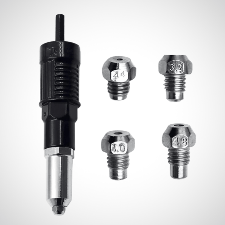BowLift | DrillRivet Quick – Universal Adapter for Electric Drill Riveting