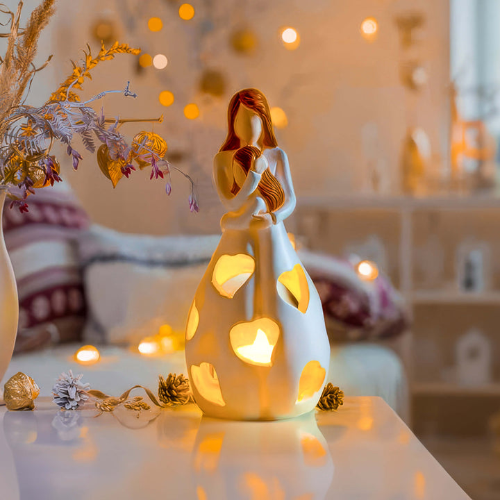 BowLift | Table Lamp Romantic Resin Warm Heart Light