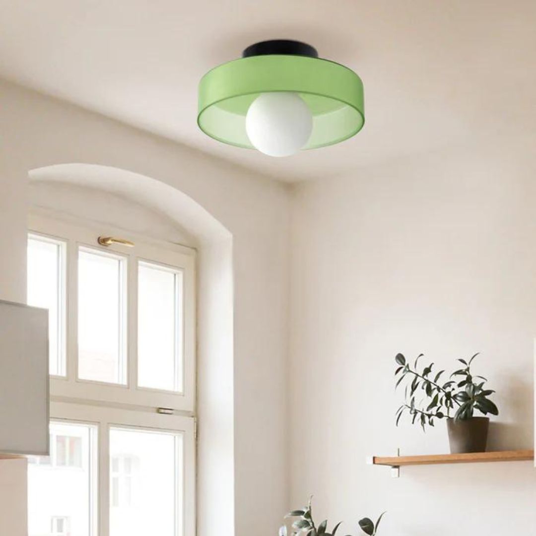BowLift | Round Ceiling Lamp with Stylish Functionality - LumiSphere