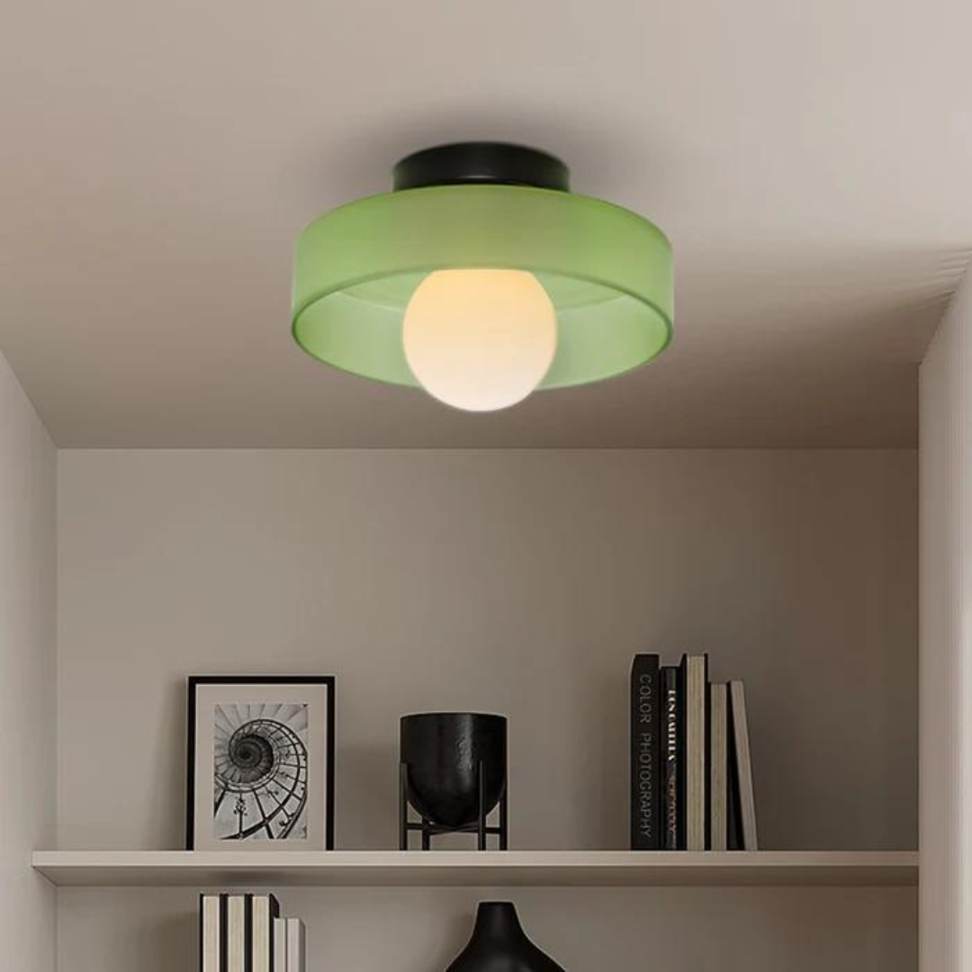 BowLift | Round Ceiling Light with Stylish Functionality - LumiSphere