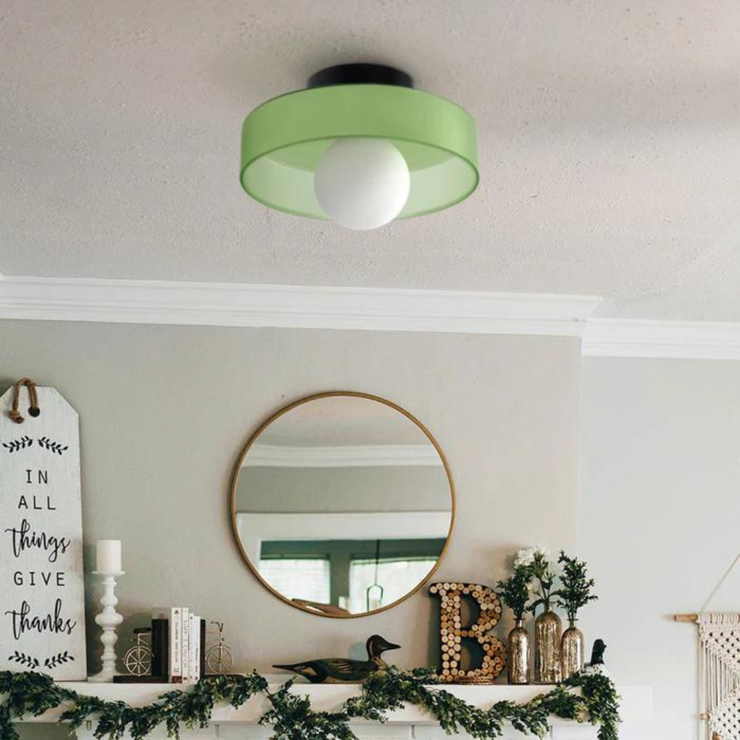 BowLift | Round Ceiling Light with Stylish Functionality - LumiSphere