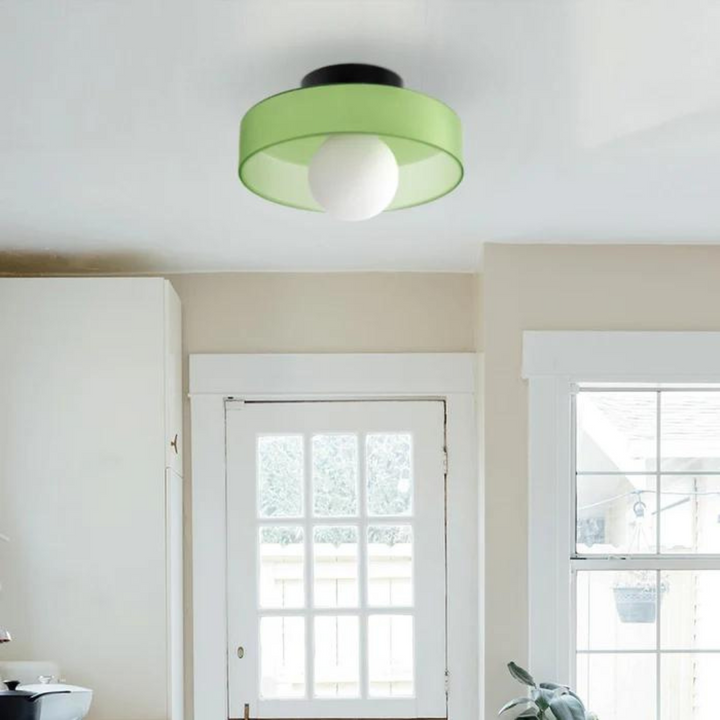 BowLift | Round Ceiling Light with Stylish Functionality - LumiSphere