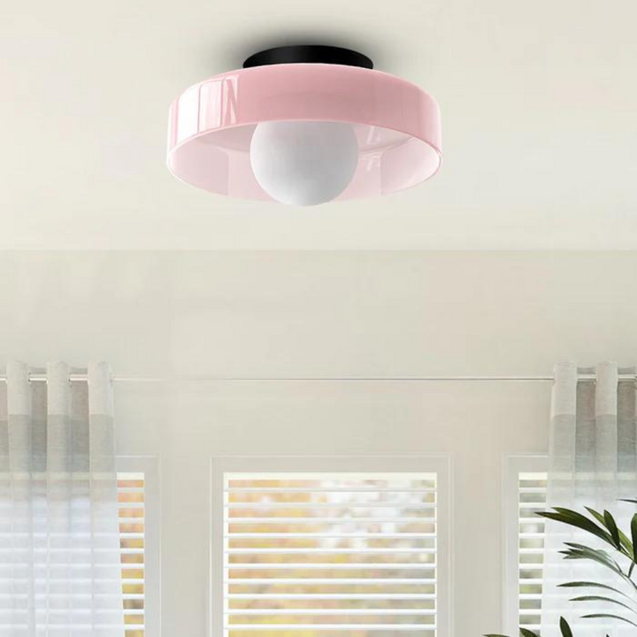 BowLift | Round Ceiling Light with Stylish Functionality - LumiSphere