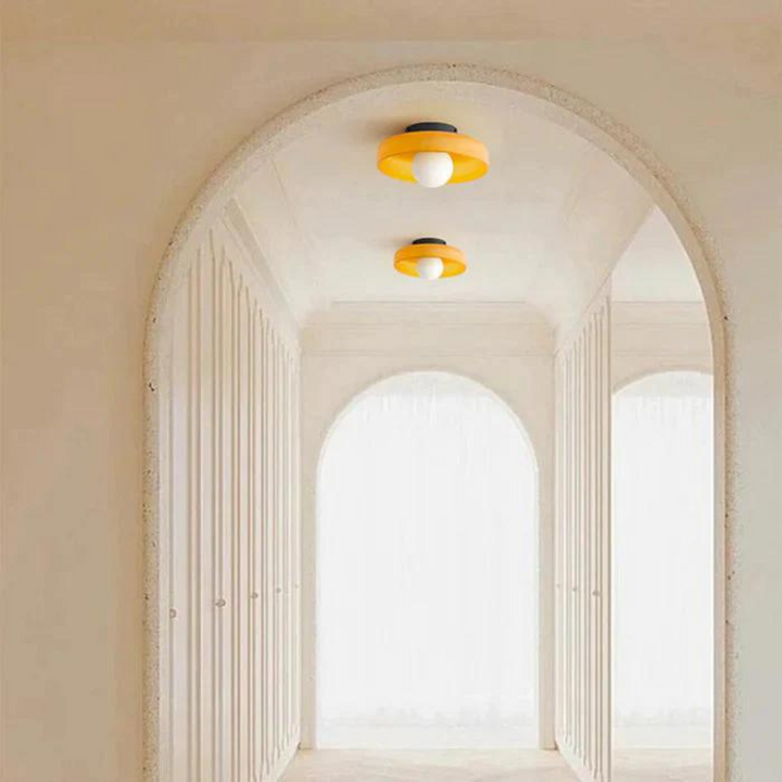 BowLift | Round Ceiling Light with Stylish Functionality - LumiSphere