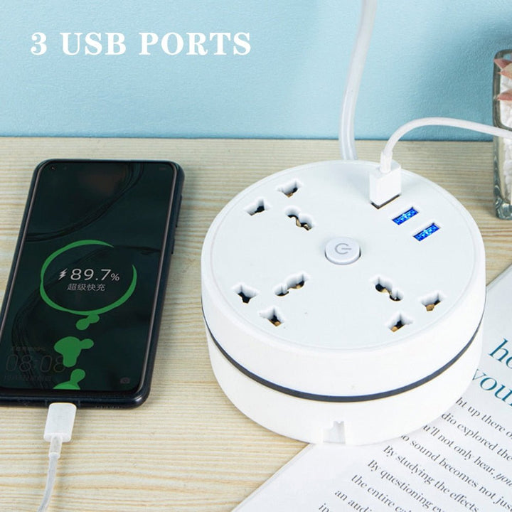 BowLift | Round Universal Power Strip
