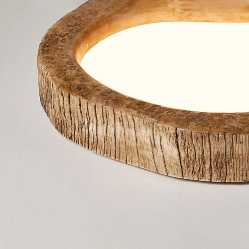 BowLift | Rustic LED Ceiling Light with Wood Effect - Auralog