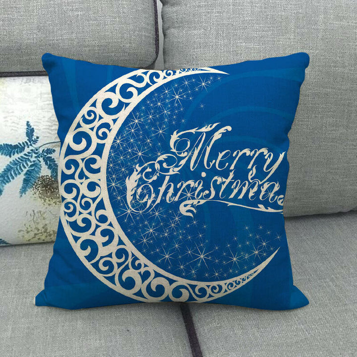 18" Cojines Merry Xmas Couch Throw Pillow Cover Case Home Sofa Decor Pillowslip Bowlift