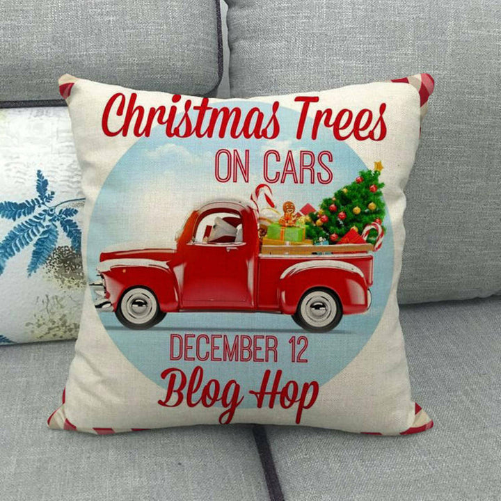 18" Cojines Merry Xmas Couch Throw Pillow Cover Case Home Sofa Decor Pillowslip Bowlift