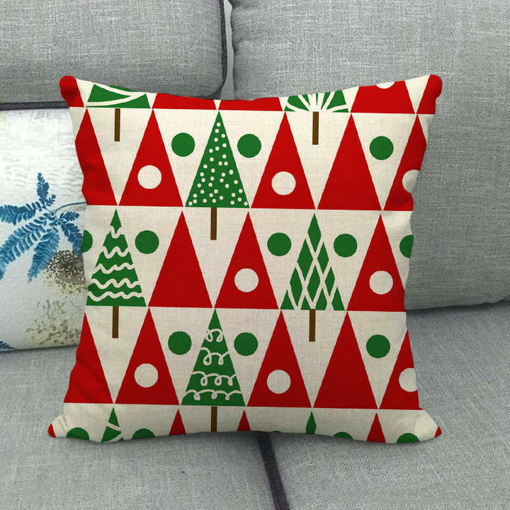 18" Cojines Merry Xmas Couch Throw Pillow Cover Case Home Sofa Decor Pillowslip Bowlift