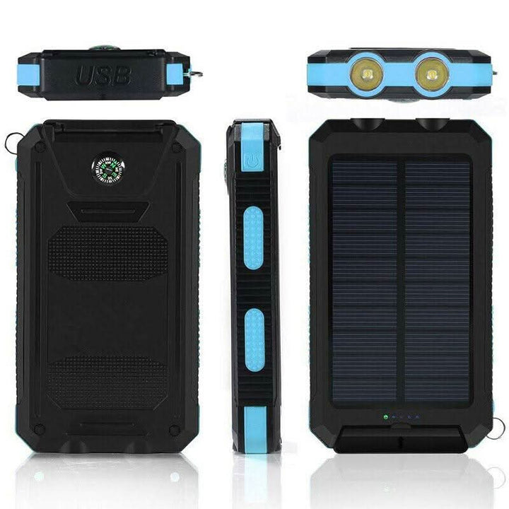 BowLift | Waterproof Solar Power Bank with LED Flashlight