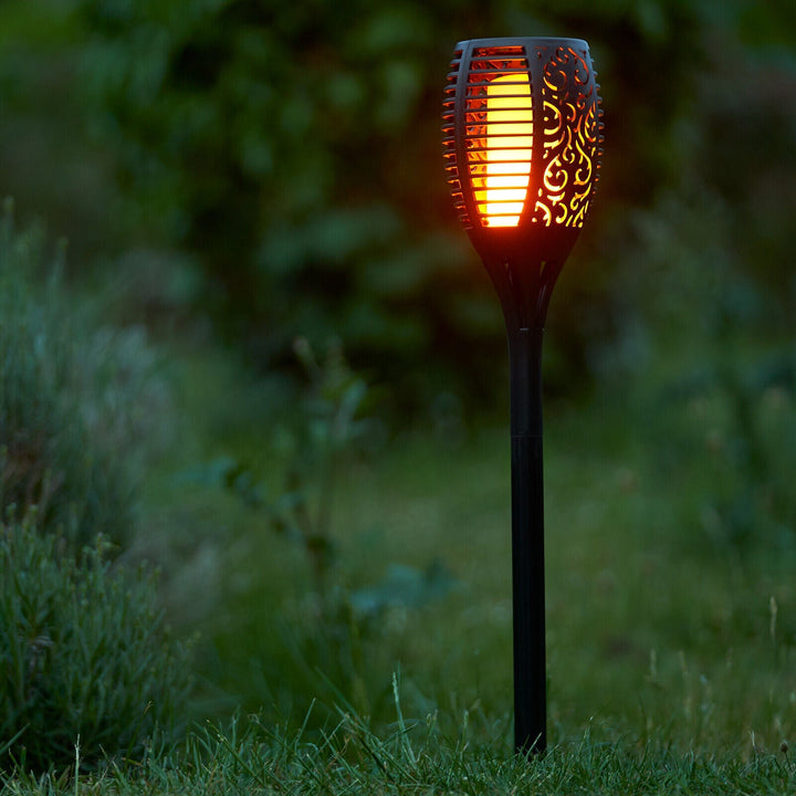BowLift | Outdoor Solar Garden Torch Light Flame Effect
