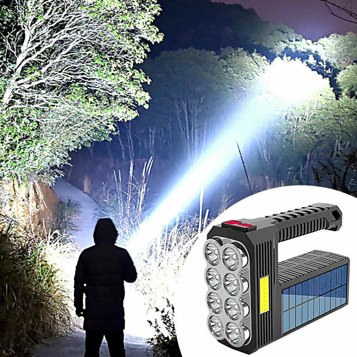 BowLift | Solar LED Flashlight – Waterproof, powerful handheld spotlight with lithium battery