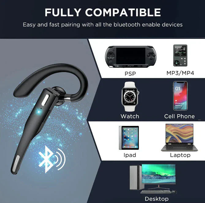 BowLift | Wireless Bluetooth Earphone with Long Battery Life and Noise Cancellation
