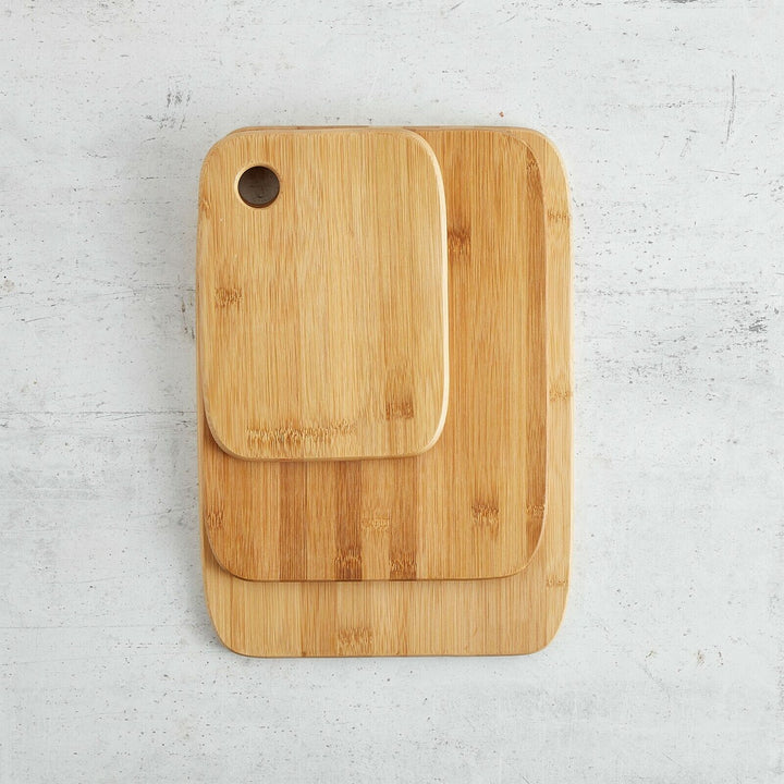 BowLift | Bamboo Cutting Board Set – 3-Piece Sustainable Cutting Boards for Kitchen