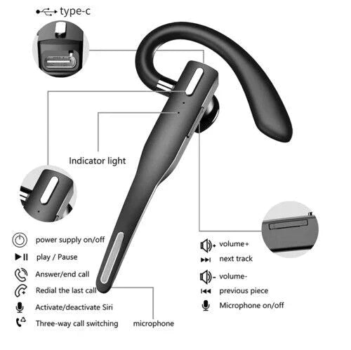 BowLift | Wireless Bluetooth Earphone with Long Battery Life and Noise Cancellation