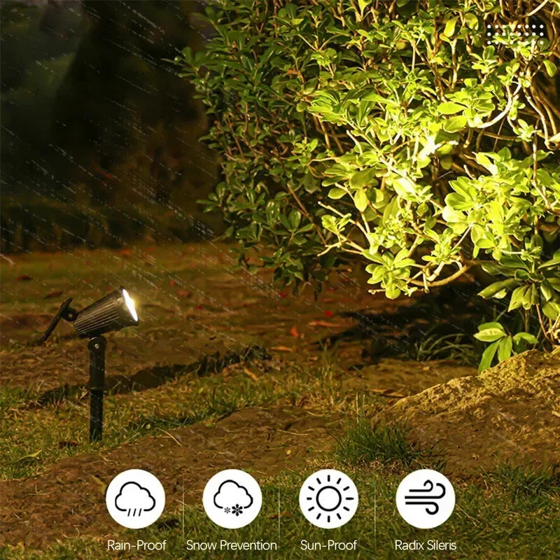 BowLift | LED Solar Spotlight Lights for the Garden