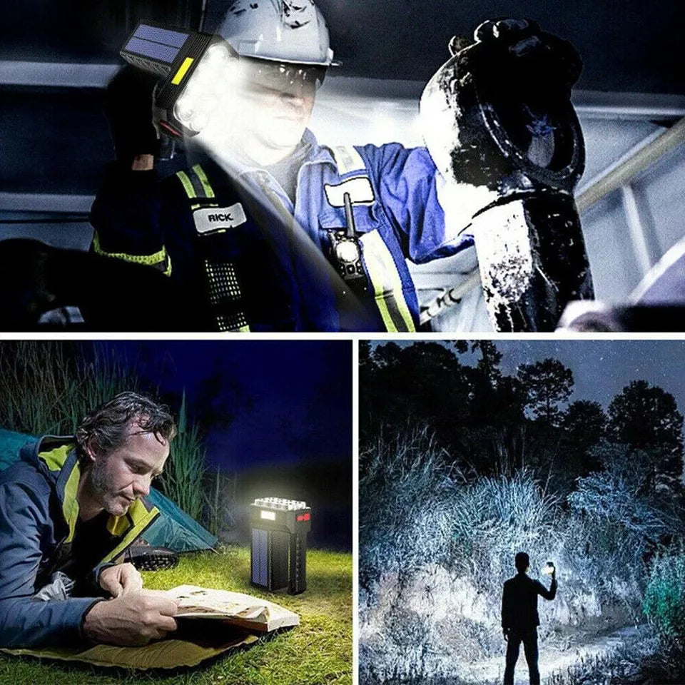 BowLift | Solar LED Flashlight – Waterproof, powerful handheld spotlight with lithium battery