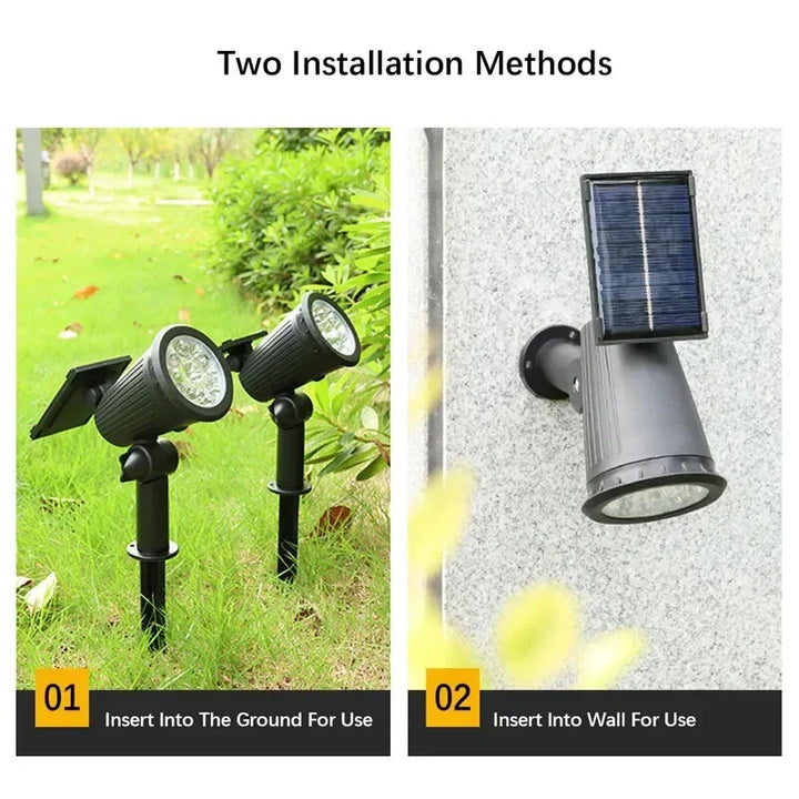 BowLift | LED Solar Spotlight Lights for the Garden
