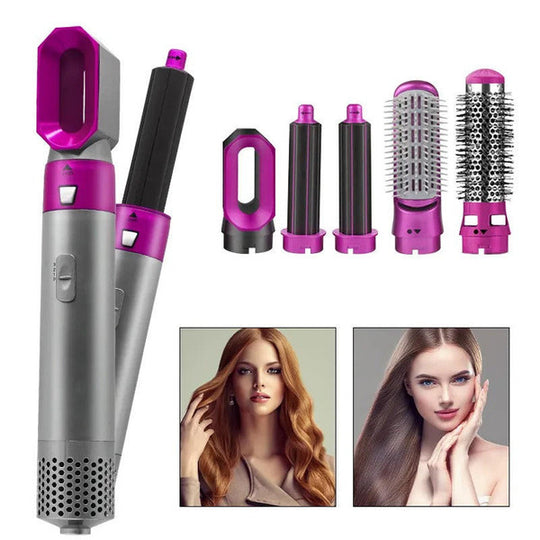 BowLift | 5-in-1 hair dryer with brush and curling iron