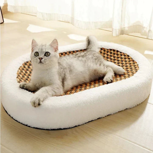 Scratching Bed for Cats - PurrLuxe Bowlift