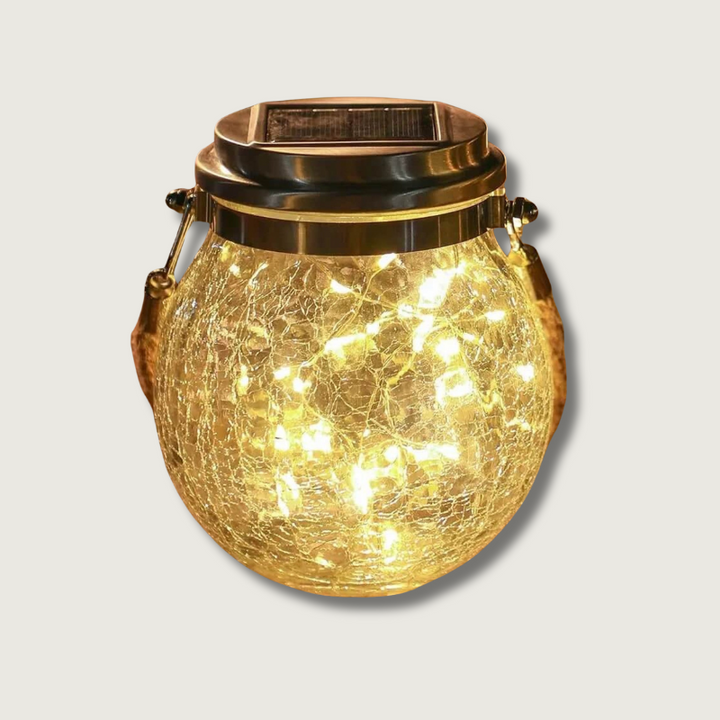 BowLift | SunGlow - Warm Solar Glass Lamp