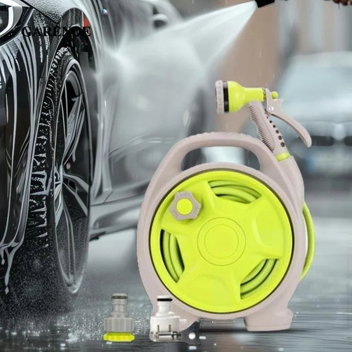 BowLift | Practical hose reel with spray nozzle – Compact garden hose cart for easy watering